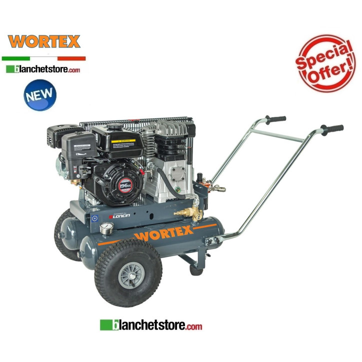 Compresseur Thermique Wortex DSB 22/510L 11+11LT Loncin 6.5HP