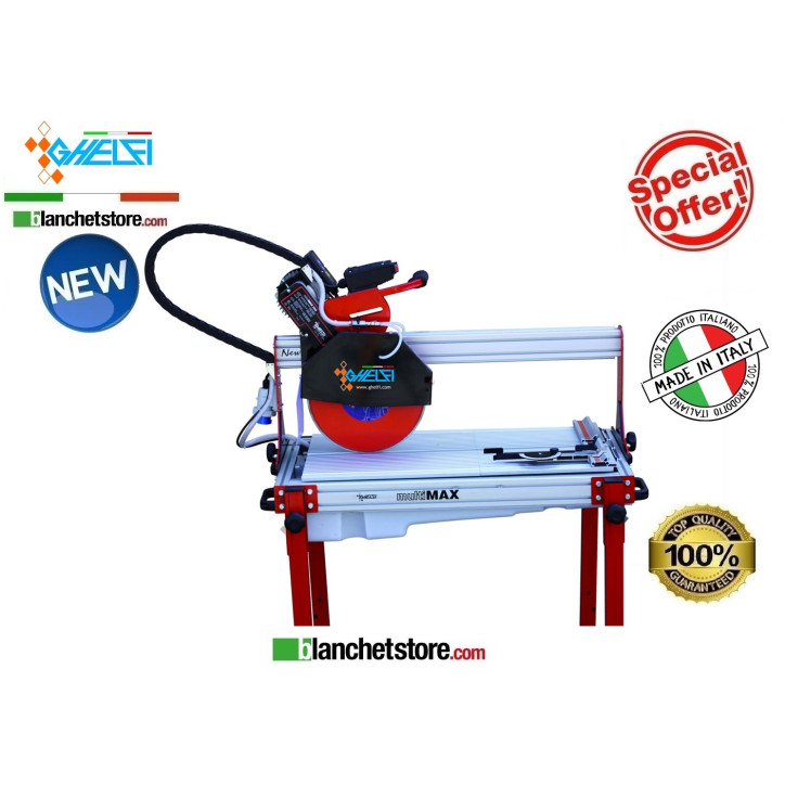 Tile cutter electric Ghelfi MultiMax 130 with disk d.300 220V