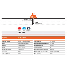 Piastra vibrante clipper CFP 13W Honda GX160 420x550 78Kg