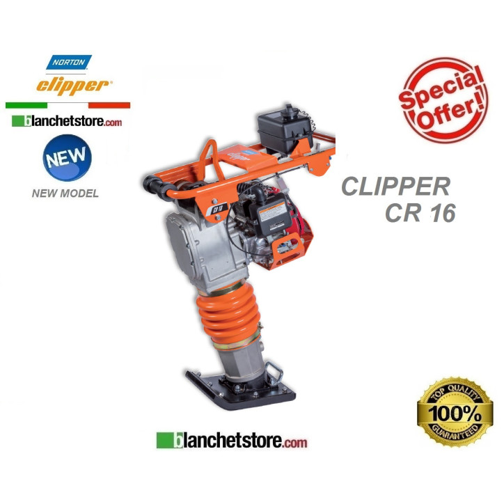 Vibro costipateur clipper CR 16 Honda GXR120 280x320 70Kg