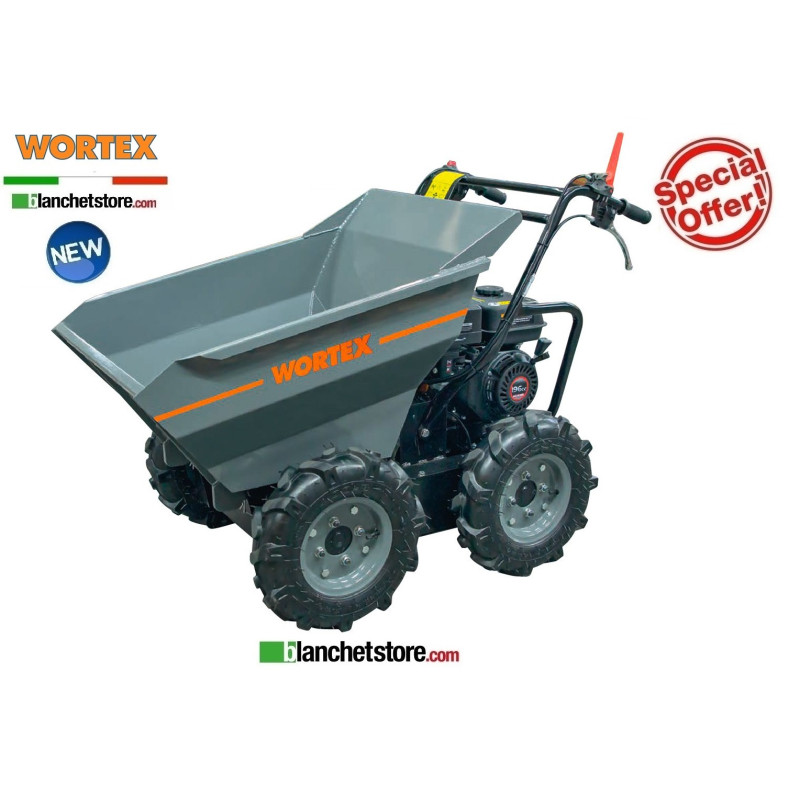 MOTOCARRIOLA DUMPER Wortex SF 4WD Loncin G210F 300 KG Rib.Manual