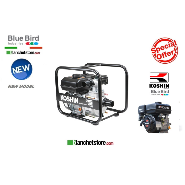 Water pump Blue Bird SEV-50X engine Koshin K180 for clear water