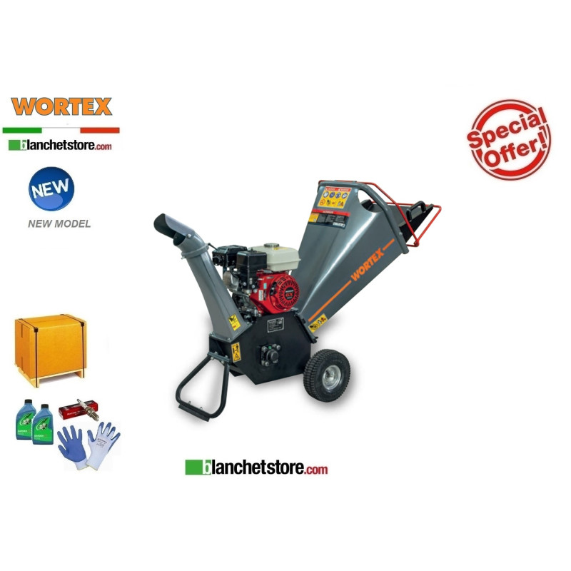 Biotrituratore a benzina Wortex Drake D200/80H Honda GX200