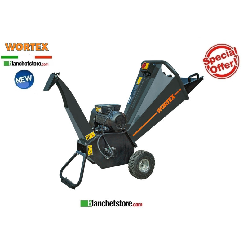 Biotrituratore elettrico Wortex D300/70E Motore 220V 2,2Kw - 3Hp