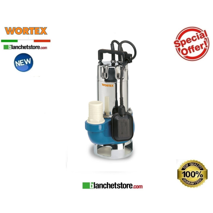 Pompe électrique pompe Wortex DXG 1200 Eaux chargees 1400W 220 v