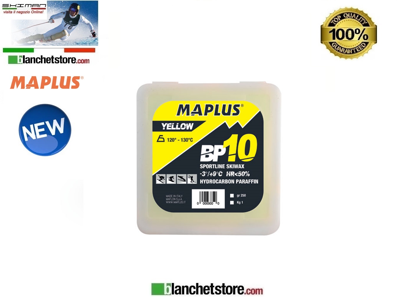 Fart MAPLUS BASE BP 10 Boite 250 gr YELLOW MW0312